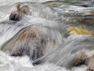 water in the brook – wasser im Bach